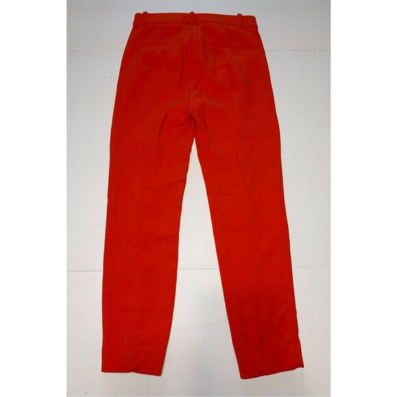 J. Crew Women's‎ High Rise Cameron 365 Pants Size 2 orange Flat Front 26" Inseam - Picture 5 of 5